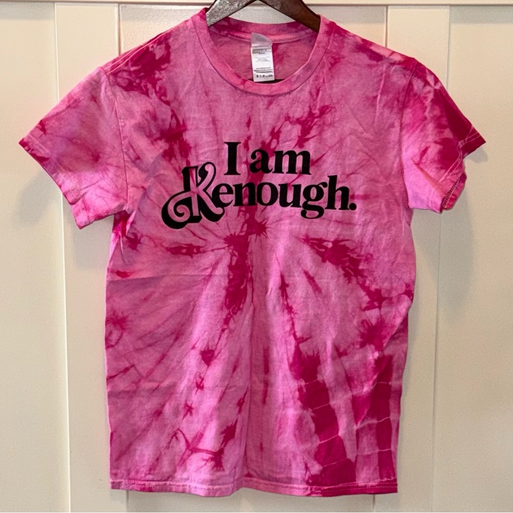 Pink Tie-Dye 'I Am Kenough' T-Shirt